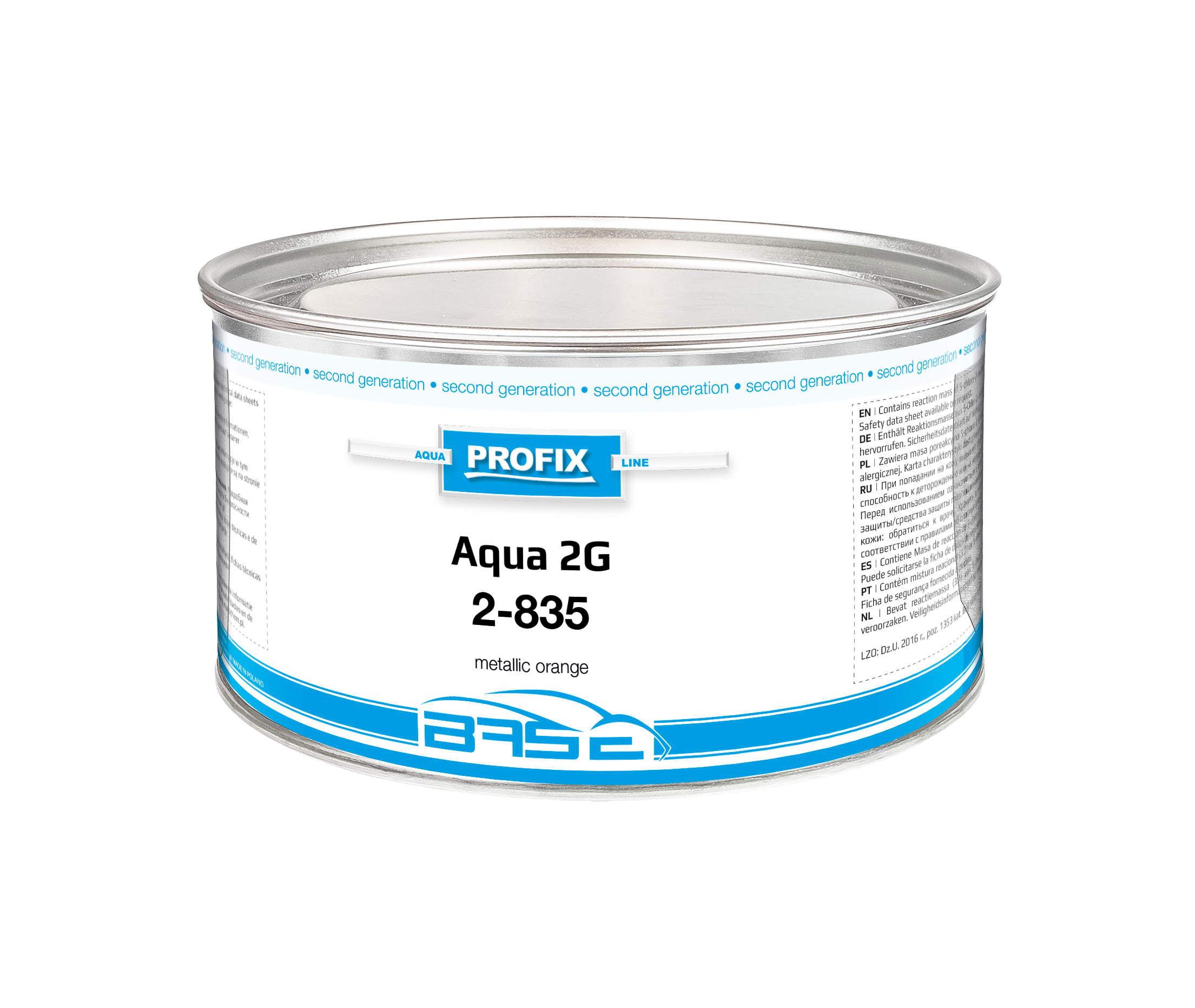 Aluminium jasnopomarańczowe 0,5L